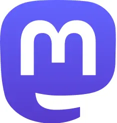alba skip hire - mastodon logo purple